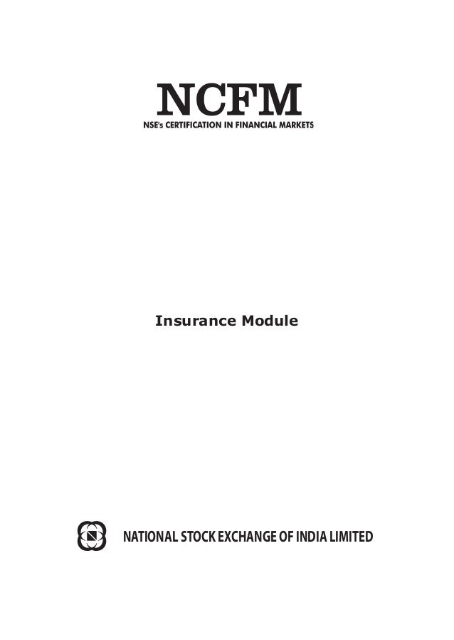 insurance module ncfm